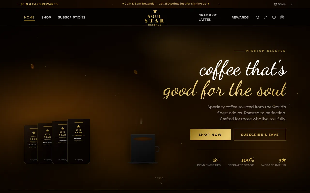 Soul Star Coffee — Shopify storefront